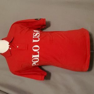 Ralph Lauren Polo Red Polo USA Shirt